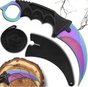 NÓŻ KARAMBIT CS:GO FADE TĘCZOWY PAZUR KOSA TAKTYCZNY SURVIVAL