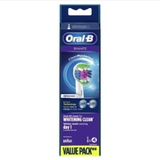 Oryginalne Końcówki Braun Oral-B 3D White - 4 szt