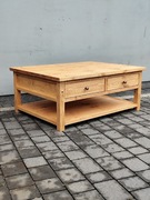 Stolik kawowy ława drewniana lite drewno 