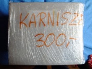 Wystawiam na licytację box-a z karniszami nowymi w różnych rozmiarach kla A