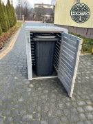 Zabudowa kosza drewniana 240 litrów impregnowana