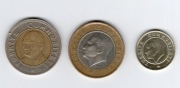 1 nowa lira 2006, 1 lira 2011, 10 kuruszy 2009r. Turcja, 3 szt.