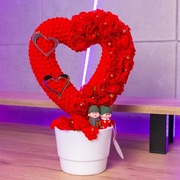 Stroik serce prezent Dzień Babci i Dziadka Walentynki