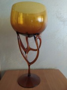 Kielich Krośnieńskie Huty Szkła Makora Krosno 