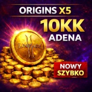 ORIGINS x5 ADENA 10KK – Lineage 2 L2 Reborn Origins x5 | NOWY SZYBKO BONUS