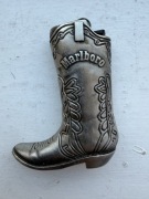 Marlboro – metalowa obudowa na zapalniczkę Mini BIC w kształcie kowbojskieg