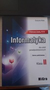 Podręcznik do informatyki, kl. 2 liceum i technikum  "Teraz bajty''