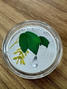 Liść Klonu/Kropla deszczu - 20$, Kanada - 2010, Piękna moneta srebrna