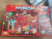 Klocki Twierdza Zamek Domek Bitewny Gamingowy Zestaw Klocków Mine