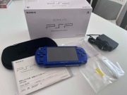 PSP 2000 Metallic Blue, BDB stan, komplet, org ładowarka, nowa bateria