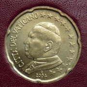 WATYKAN  2004 20 CENTÓW UNC !!!!!!!!!!