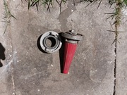 Prądownica 52 hydrantowa + szybko złączka 2 cale