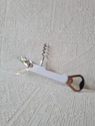 Otwieracz do butelek do wina korkociąg nożyk wielofunkcyjny plastikowy