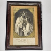 Przedwojenna pamiątka Komunii Świętej 1917 Tuchola