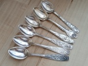 SREBRZONE ŁYŻECZKI DO KAWY FILIŻANKI FINLANDIA RÓŻNE