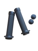 Chwyty Kierownicy HY-607XEP 130mm, 2D, 2 obejmy, Kołnierz, Czarne