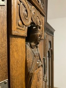 Sekretarzyk/Biblioteczka Narożna w Stylu Neogotyckim