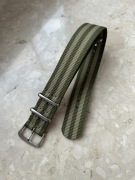 Pasek do zegarka nato 20mm zielony