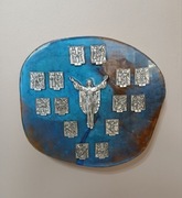 Płaskorzeźba "Droga krzyżowa"+figurka Maryi