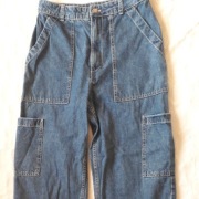 Modne, dżinsy dużo kieszeni--,H&M 38 jak NOWE