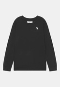 Abercrombie & Fitch bluzka basic gładka czarna długi rękaw rozmiar 14+