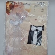 Dekoracja ślubna na kieliszki Para Młoda 2 szt nowe