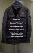 Barbour  Damska brytyjska kurtka pikowana w dobrym stanie, Rozmiar XL/XXL