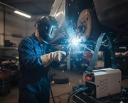 Super mini spawarka inwentorowa MMA-200, waga   1,5 kg.