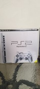 Zestaw PlayStation 2 satin silver ps2 