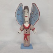 rzeźba ludowa Anioł Dionizy PURTA 37 cm