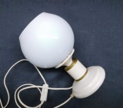 Lampa, szklany klosz kuleczka kulka  retro vintage prl 