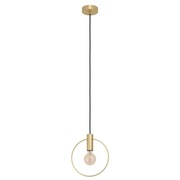 Lampa wisząca złota E27 okrąg Manizales 98834 EGLO