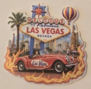 Magnes na lodówkę akrylowy LAS VEGAS NEVADA Casino USA Stany Zjedn.(43) 