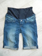 by h&M jeansowe szorty spodenki ciążowe roz 36
