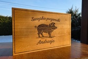Personalizowana dębowa deska kuchenna 50x30
