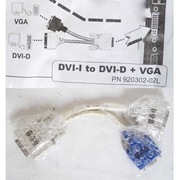 Adapter DVI do DVI + VGA karta graficzna monitor