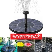 Fontanna Solarna Ogrodowa do Oczka Wodnego Stawu + ZESTAW KOŃCÓWEK