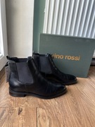 Nowe z metką skórzane czarne botki Gino Rossi 37