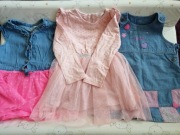 Paka ubranek dziewczynka 74-80 