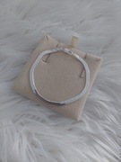 Nowa srebrna bransoletka wężyk