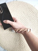 Pasek 30cm na nadgarstek wristlet do telefonu kluczy torebki bawełniany 