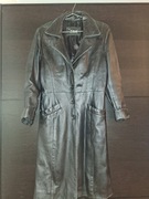 Płaszcz Czarny Skóra Rozmiar "S"