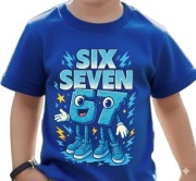 Bawełniana koszulka six seven r.130