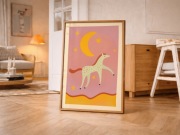 Plakat A3 “Konik ze snu” do pokoju dziecięcego 