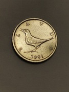 Sprzedam monetę Chorwacja 1 kuna 2001r. stan bdb.