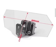 Deflektor uniwersalny kolor dymiony średnio