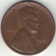 87 USA 1 cent 1940