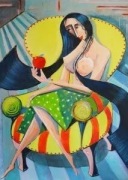 Tomasz Kuran, Delikatny uśmiech Ewy, Kubizm, Obraz na płótnie