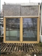 Okno pcv 230 x 170 cm winchester brązowe