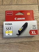 Tusz Pixma Canon CLI-551Y 6446B001 żółty